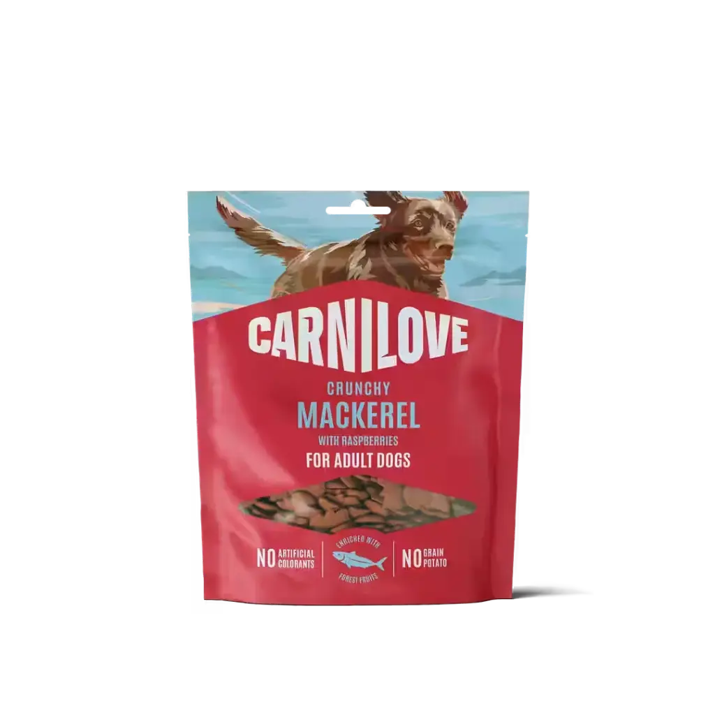 * Carnilove Dog : Crunchy Snack - Mackerel with Raspberries