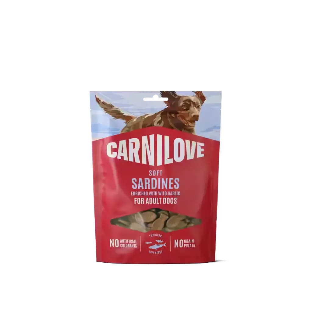 * Carnilove Dog : Soft Snack - Sardines with Wild Garlic