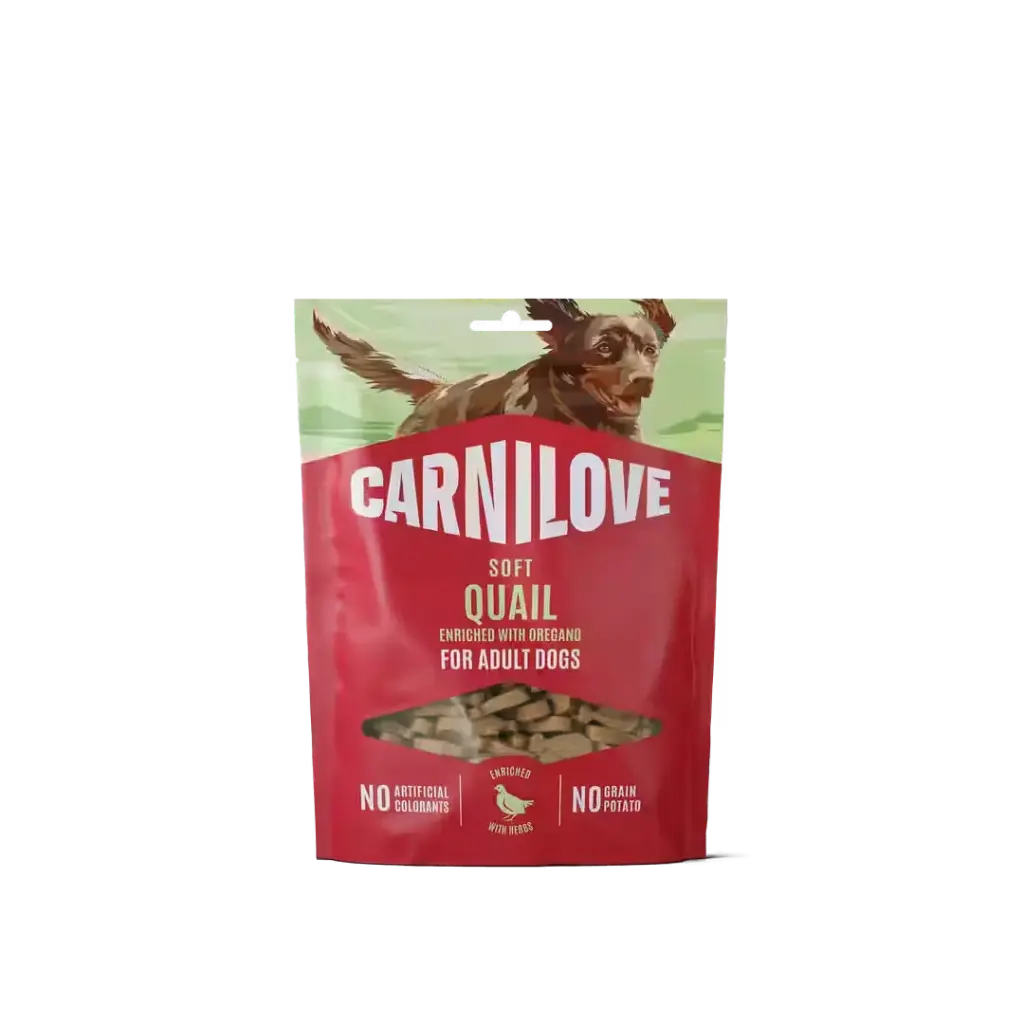* Carnilove Dog : Soft Snack - Quail with Oregano