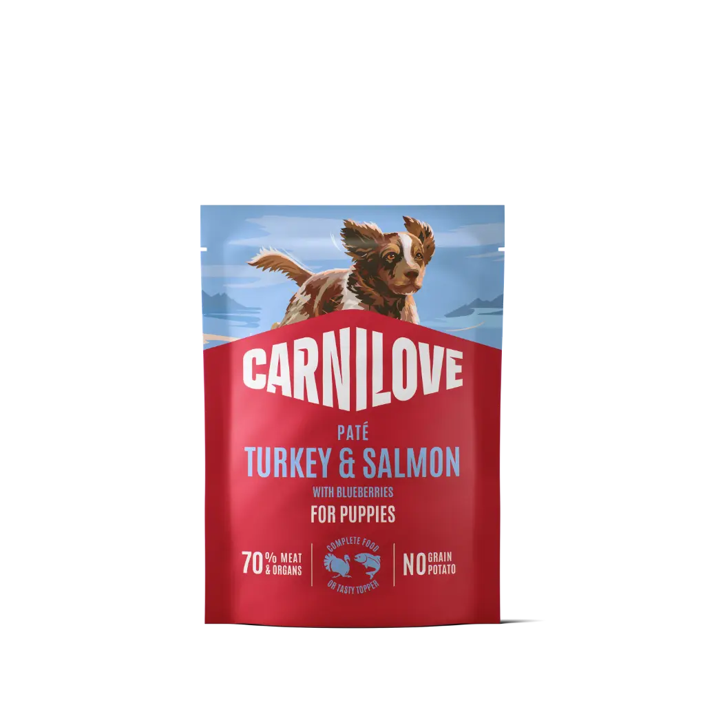 * Carnilove Dog : Pouch - Turkey & Salmon with Blueberries for Puppies