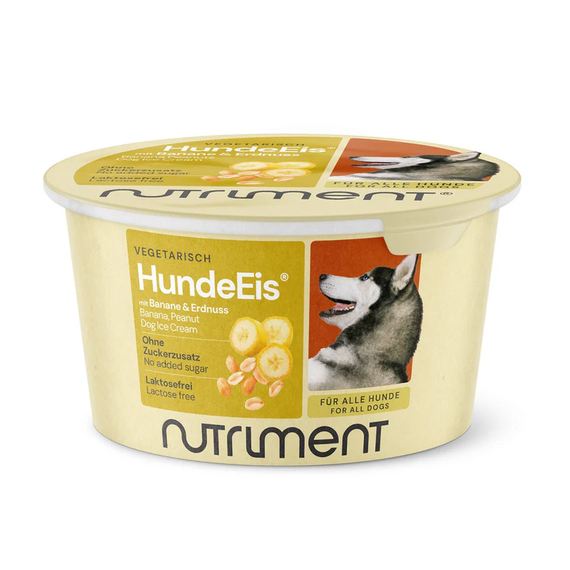 Nutriment : Hondenijs - Banaan & Pinda