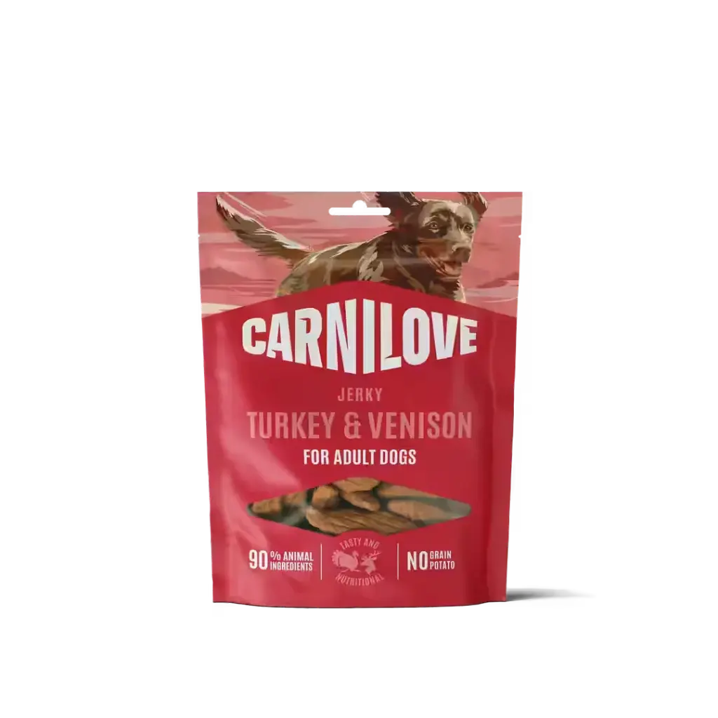 * Carnilove Dog : Jerky - Turkey with Venison