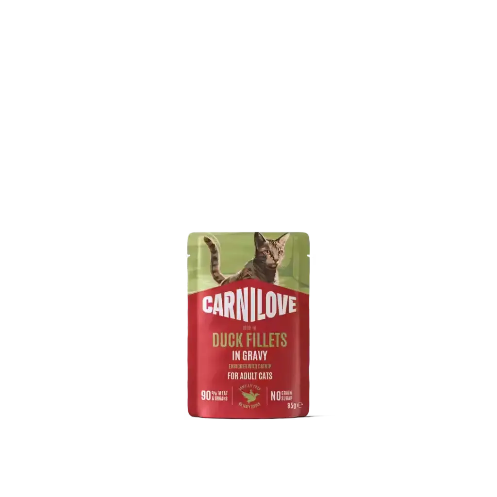 * Carnilove Cat : Gravy Pouch - Duck with Catnip