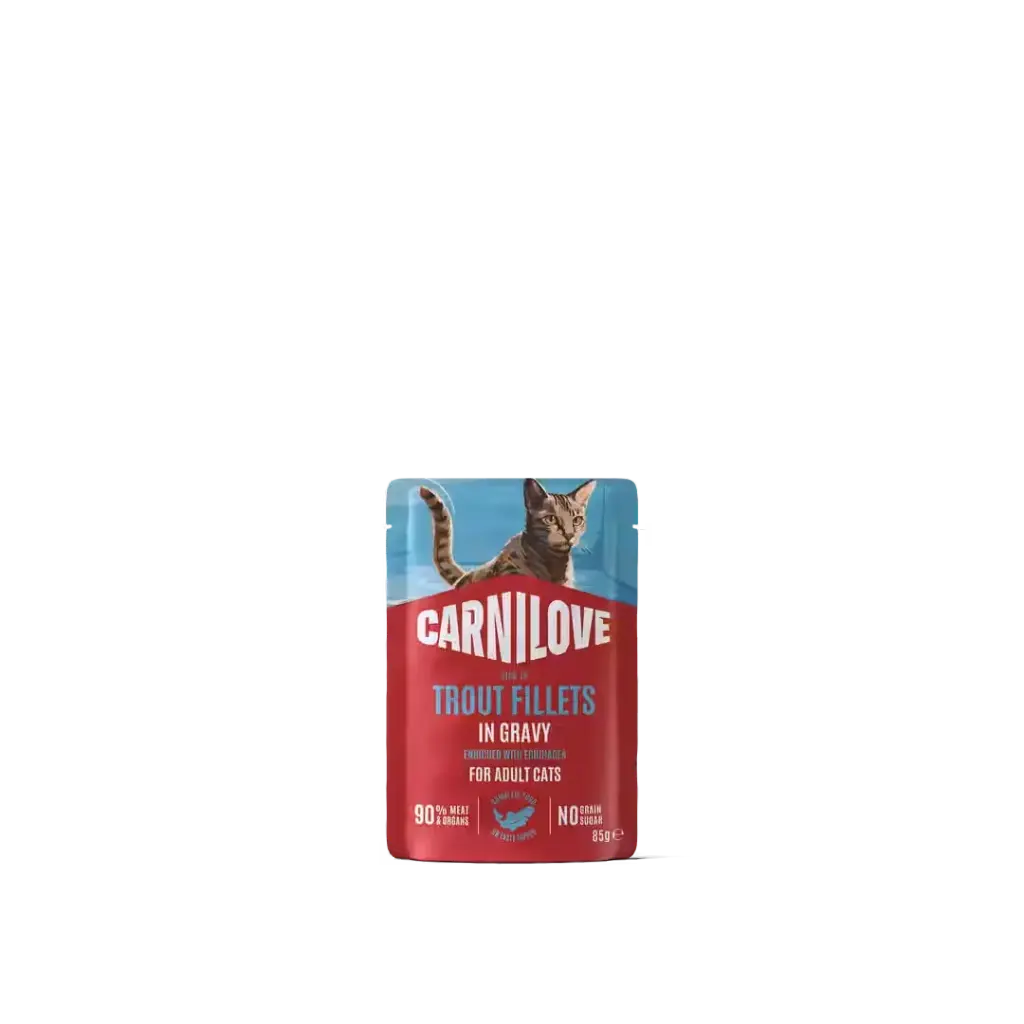 * Carnilove Cat : Gravy Pouch - Trout with Echinacea
