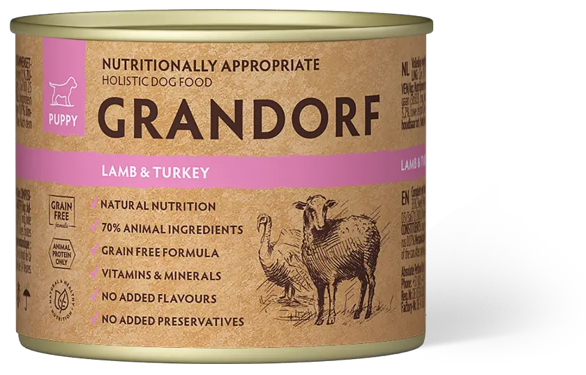 Grandorf : Lamb & Turkey - Puppy 