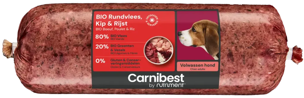 Carnibest : BIO Rundvlees, Kip & Rijst - 1 kg