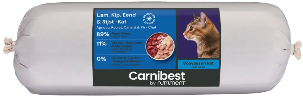 Carnibest : Lam, Kip, Eend & Rijst - Kat - 500 g