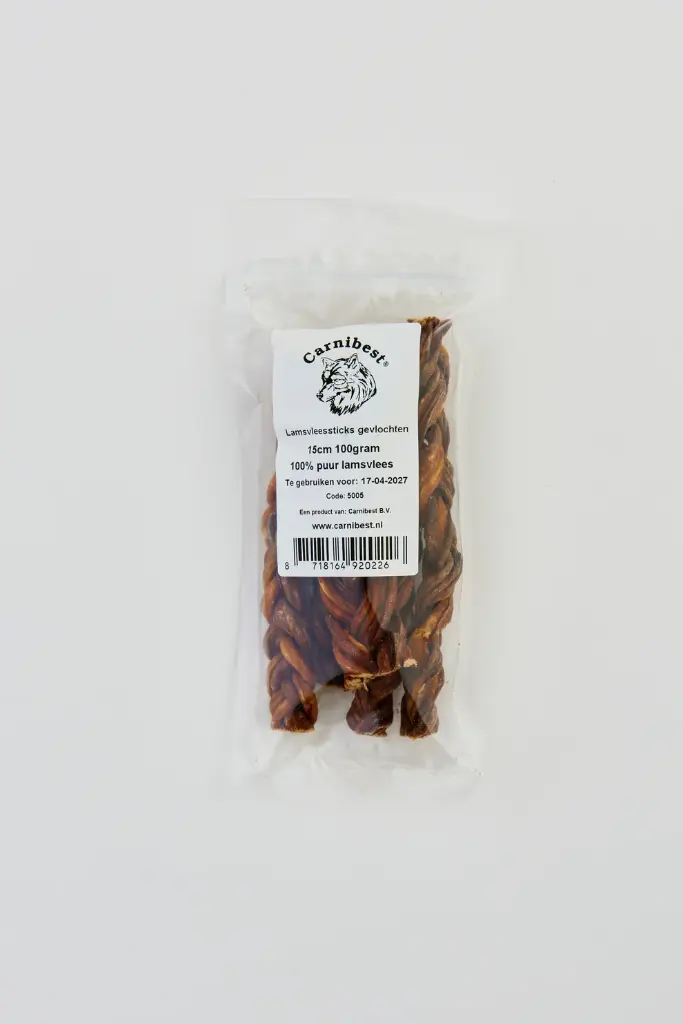 Carnibest : Lamsvleessticks Gevlochten