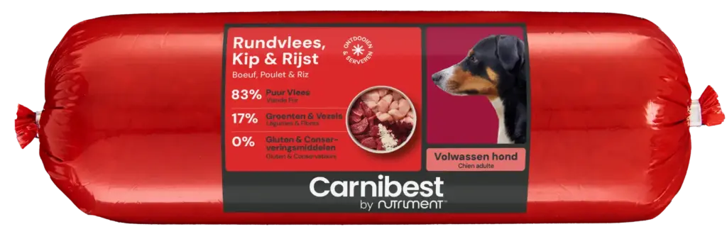 Carnibest : Rundvlees, Kip & Rijst - 1 kg 