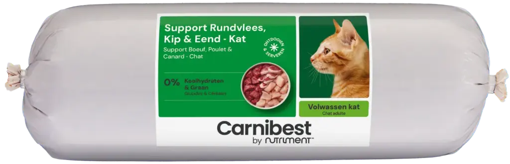 Carnibest : Support Rundvlees, Kip & Eend - Kat - 500 g