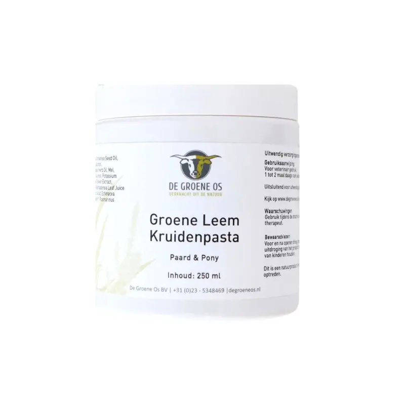 De Groene Os : Groene Leem Kruidenpasta