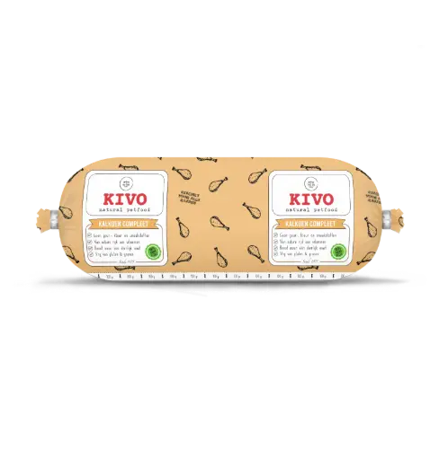 [4DC0310032] KIVO : Kalkoen Compleet - 1 kg