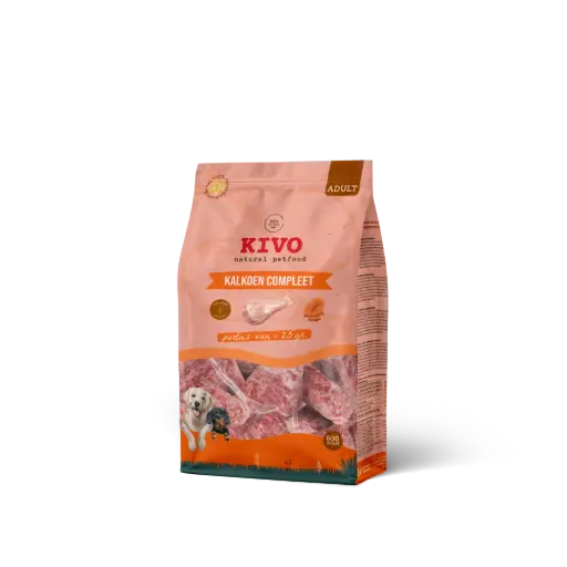 [4DC0310034] KIVO : Kalkoen Compleet - Porties