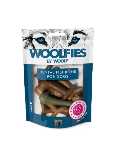[4DC0050018] Woolfies : Dental Fishbone - Small