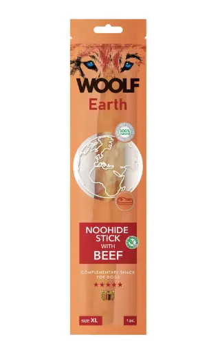 [4DC0050022] Woolf Earth : Noohide XL Stick with Beef