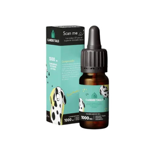 [4DC0010004] Candid Tails : CBD Oil For Large Dogs - 1000mg 
