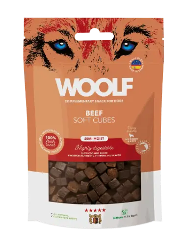 [4DC0050045] Woolf : Soft Cubes - Beef 