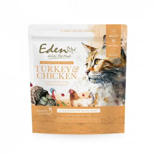 [4DC0390208] Eden : Cat Feline Feast Turkey & Chicken