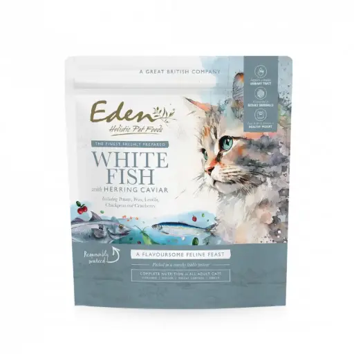 [4DC0390209] Eden : Cat Feline Feast White Fish with Herring Caviar
