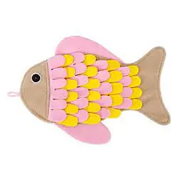 [4DC0390283] Injoya : Fish Cat Snuffle Toy