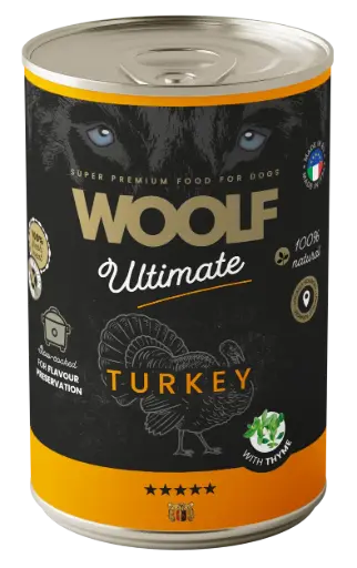 [4DC0050070] Woolf : Ultimate Canned Dogfood - Turkey