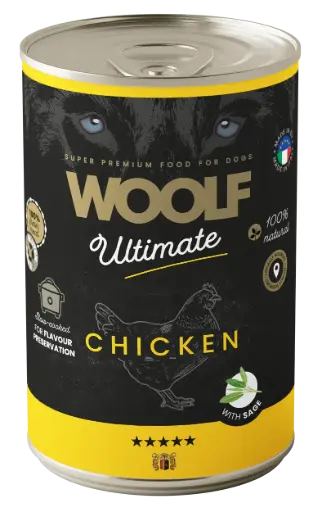 [4DC0050071] Woolf : Ultimate Canned Dogfood - Chicken  