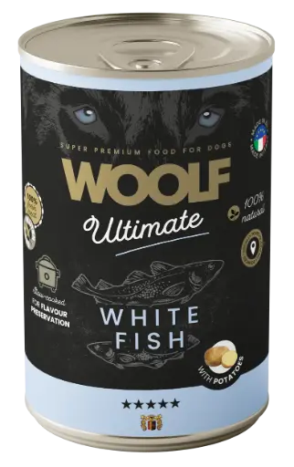 [4DC0050073] Woolf : Ultimate Canned Dogfood - White Fish