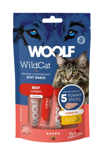 [4DC0050081] Woolf Wildcat Functional Cream : Beef - 5 Stuks
