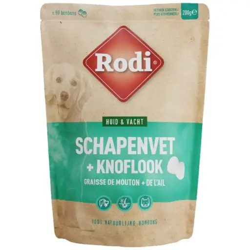 [4DC0500073] Rodi : Schapenvet en knoflook bonbons