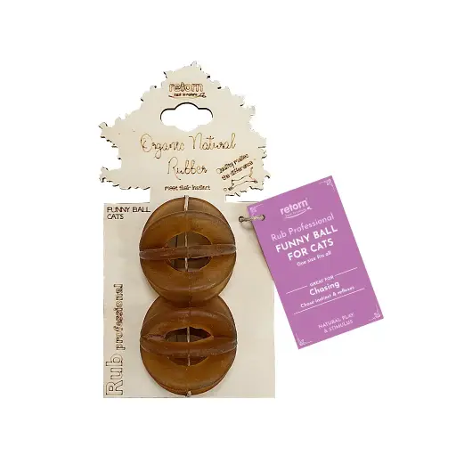 [4DC0510043] Retorn : Rub Funny Ball for Cats (x2)