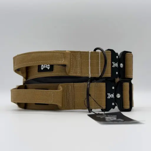 Skull Gear : Halsband met Handvat 