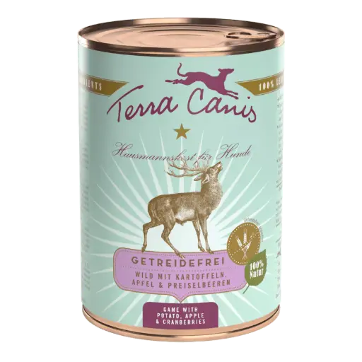 [4DC0070033] Terra Canis : Graanvrij Wild met Aardappel, Appel & Veenbessen 