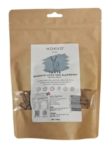 [4DC0610021] Hokuō : Taste Reindeer Liver & Blueberry