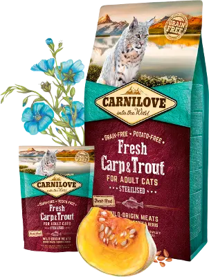 Carnilove Cat : Fresh Carp & Trout Sterilised
