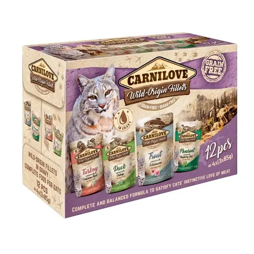 [4DC0640021] Carnilove Cat : Pouch MULTIPACK