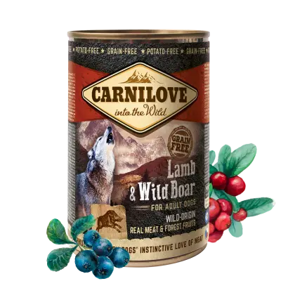 [4DC0640038] Carnilove Dog : Can - Lamb 