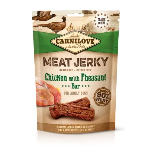 [4DC0640049] Carnilove Dog : Jerky - Chicken with Pheasant