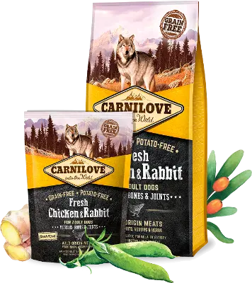 Carnilove Fresh Dog : Brok - Chicken & Rabbit