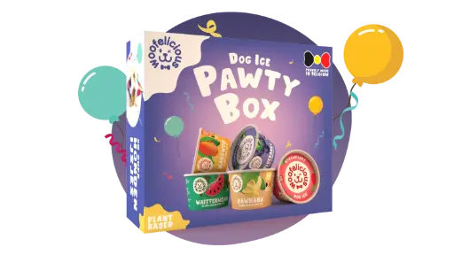 [4DC069001] Woofelicious : Pawty Box Hondenijsjes