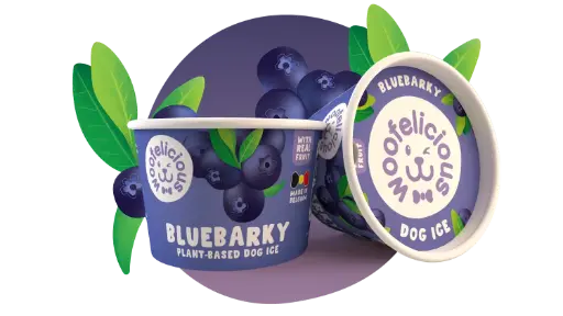 [4DC069002] Woofelicious : Bluebarky Hondenijsje 