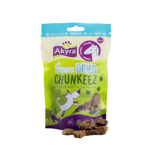 [4DC0390386] Akyra : Freeze Dried Chunkeez - Paard