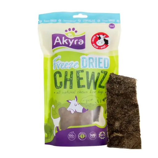 [4DC0390397] Akyra : Freeze Dried Chewz - Runderpens