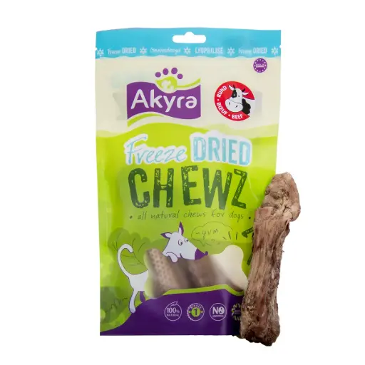 [4DC0390398] Akyra : Freeze Dried Chewz - Runderpees