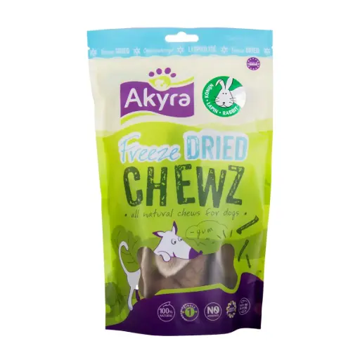 [4DC0390402] Akyra : Freeze Dried Chewz - Konijnenoren