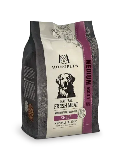 [4DC0360093] Monopets : Fresh Meat MEDIUM Sheep - 12kg 