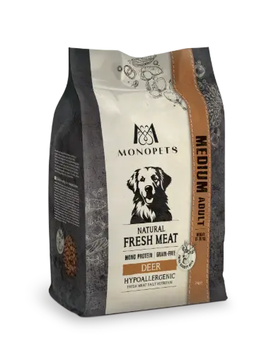 [4DC0360085] Monopets : Fresh Meat MEDIUM Deer - 2kg 