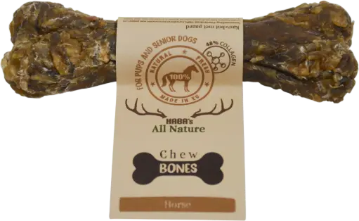 [4DC0460305] HABA's All Nature : Kauwbot Paard - Senior/Puppy 