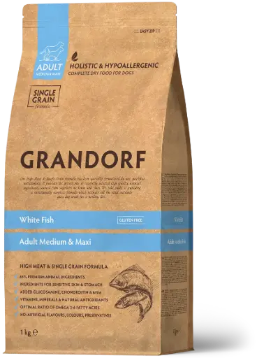 Grandorf : White Fish - Adult Medium & Maxi Breeds