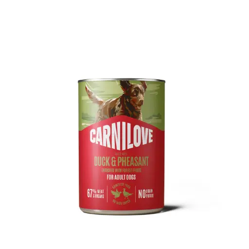 [4DC0640095] * Carnilove Dog : Can - Duck & Pheasant