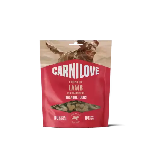 [4DC0640100] * Carnilove Dog : Crunchy Snack - Lamb with Cranberries